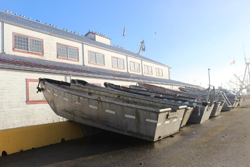 Fishing boats docked in Steveston harbour