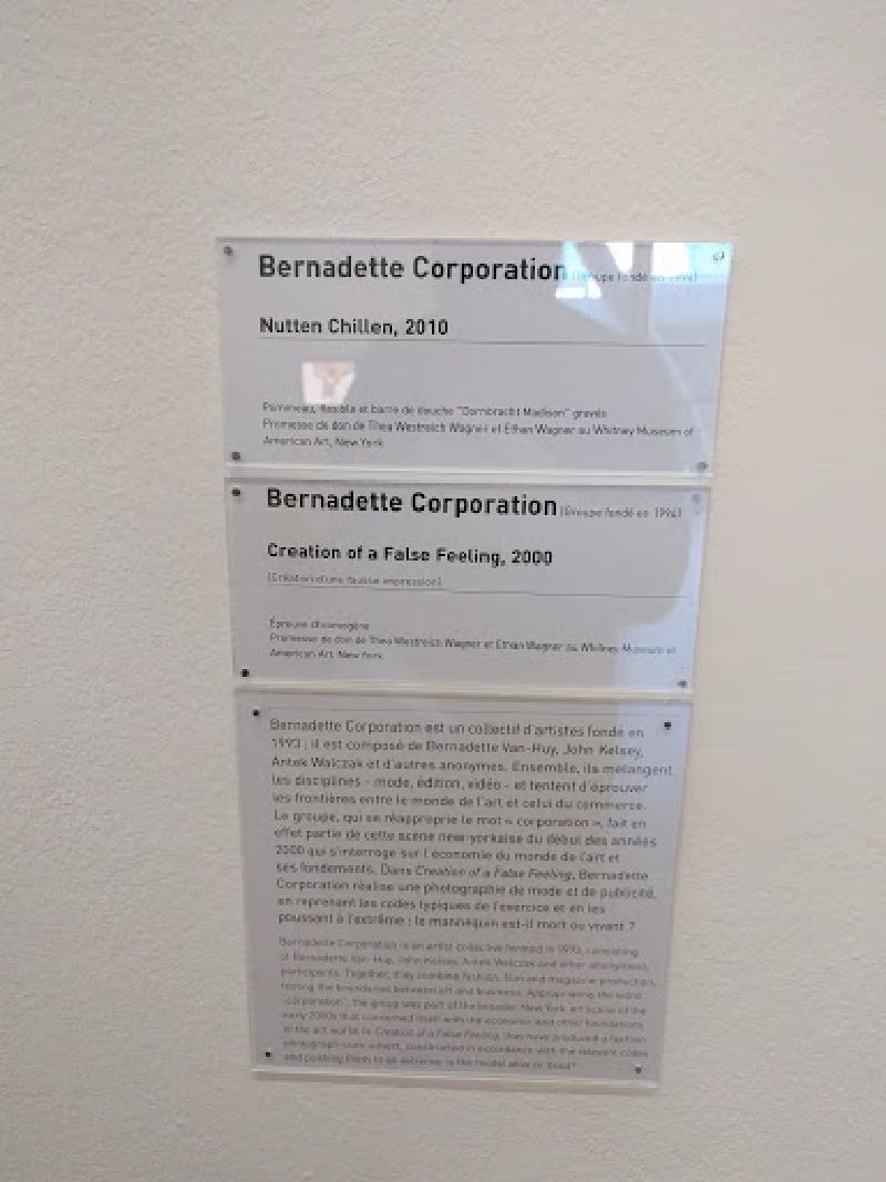 Close-up of a modern artwork at the Centre Georges Pompidou