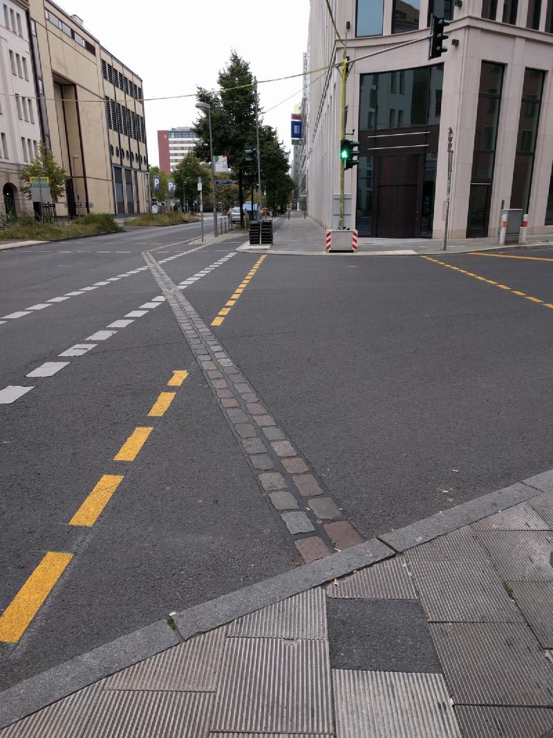 Berlin wall marker stones