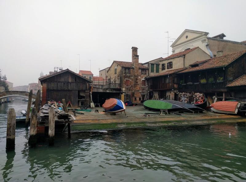 Boat repair shop