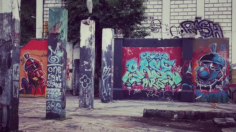 Street graffiti in Kota Kinabalu
