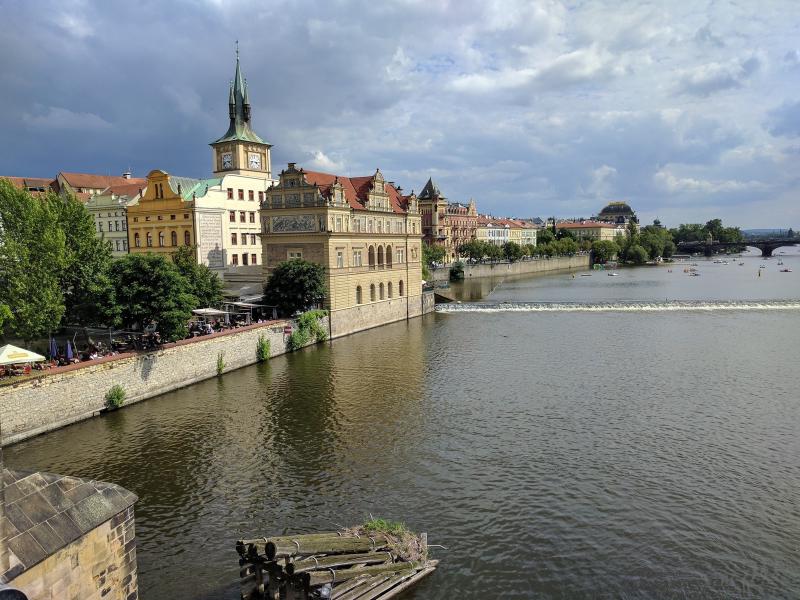 Vltava river in Prague