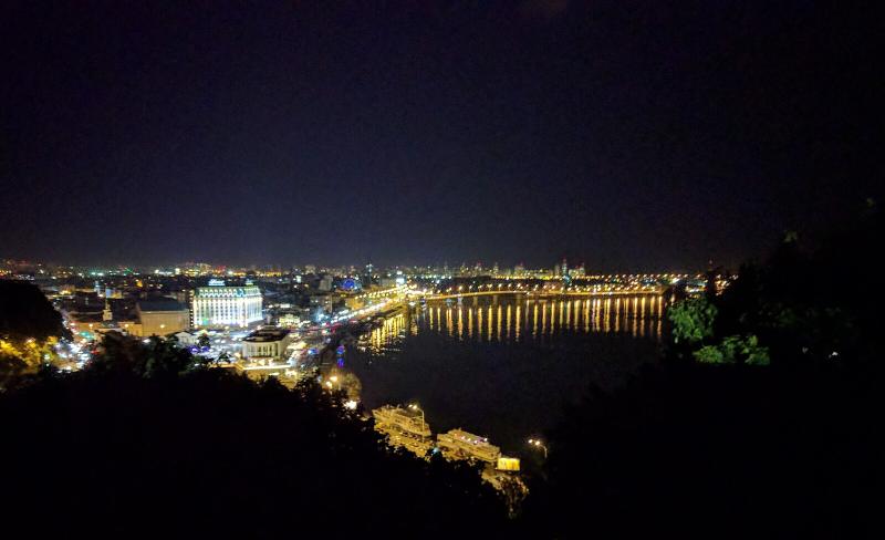Kyiv at night